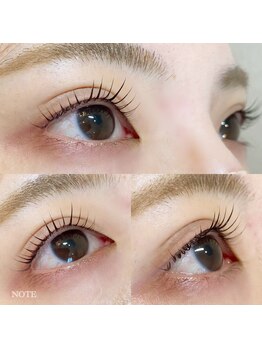 ノート(NOTE)/ラッシュリフト