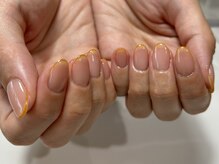 ネイルスタンド ツキイチ(NAIL STAND)/ワンカラー＋スキニーライン