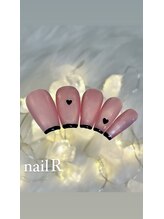 ネイルアール(nail R)/ちゅるんフレンチネイルです♪