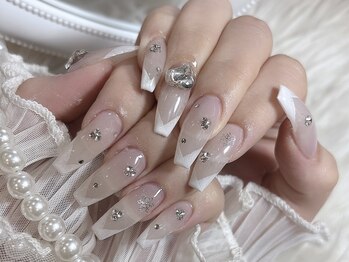 リンドネイル バイ モカ アンド ララ(Lind nail by moca and LaLa)/【mio】フレンチネイル