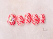 アイネイルズ 横浜EAST店(I-nails)/ゼブラネイル