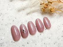 プラスホワイト 久我山/上品ワンカラーネイル