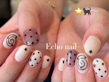 エコー(Echo)/可愛いショットネイル