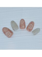 ネイルベース ネイル ケア サロン ミウラ(miura)/４月定額アート★