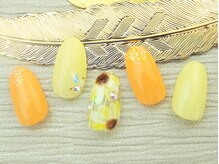ネイルズガッシュ 武蔵小山店(NAILsGUSH)/キラキラ向日葵＊
