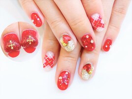 ジェル定額￥9990☆ハートネイル