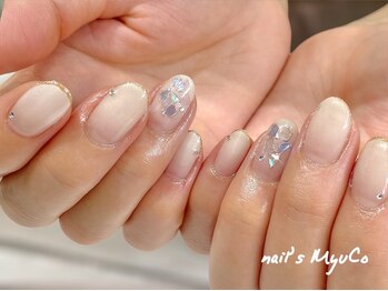 ネイルズミューコ(nail's MyuCo)/大人のしっとりグラデーション