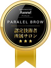 ネイルアイサロンアンドスクール リッカ(Lycka)/メンズ眉毛　パラレルブロウ認定