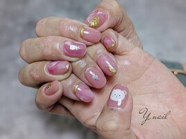 ワンポイントアートネイル