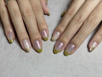 ミラー*フレンチネイル