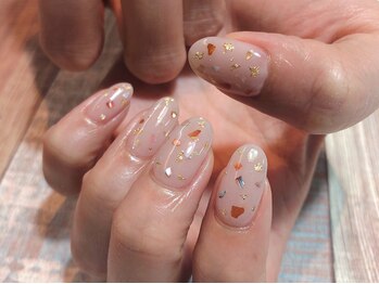アイネイルズ 渋谷店(I nails)/ちぐはぐシェル￥7,425 [渋谷]