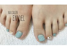 ネイルサロンアンヴェール(ENVIEL)/フットお持ち込みデザイン♪