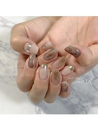 春ニュアンスネイル