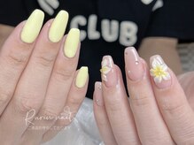 ルリン(Rurin)/夏ネイル/お花ネイル