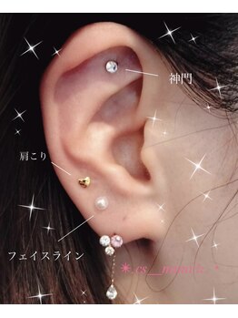 シーエスネイル 元住吉店(CS NAIL)/耳ツボジュエリー♪