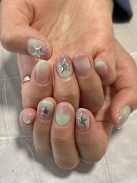 シルバースターグラデーション