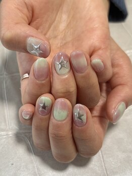 シルバースターグラデーション