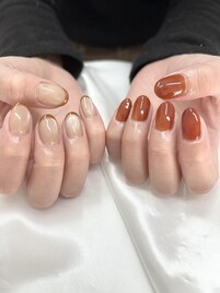 ちぐはぐネイル