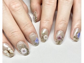 ネイルスペース ジェイズ ピンキー(NAIL SPACE J's PINKY)/手描きアート