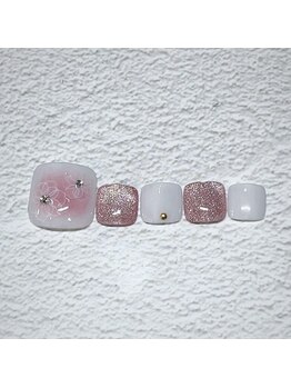 ティアモ(Ti Amo)/お花ネイル♪