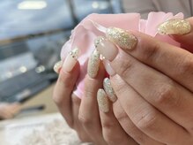 はあとねいる 瑞江店の雰囲気（肌馴染みの良いクリアベースのラメと、上品なフレンチの組合せ♪）