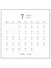プラスアイビー 札幌店(+i.b)/7月の店休日のお知らせ