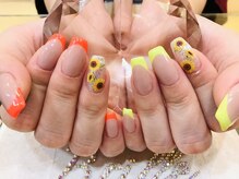 エスフィーネイルサロン ブリーユ(Esfy nailsalon Brille)/蛍光フレンチ