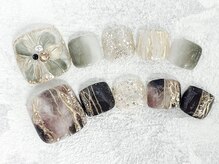 ネイルサロン レーヌ(nail salon Reine)/フット選べるデザインジェル