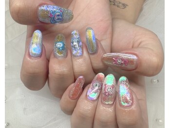 プトゥプトゥ(ptu ptu)/キャラ×うるうるネイル