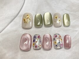 60min◆押し花ネイル