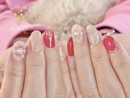 ぷっくりお花◎