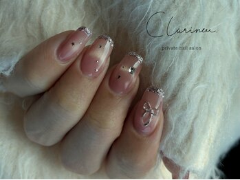 Clarineu private nail salon/ちゅるマグフレンチ