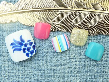 ネイルズガッシュ 武蔵小山店(NAILsGUSH)/ビビットパイナップル*