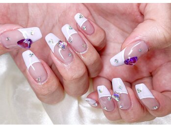 ミナミネイル(MINAMI NAIL)/パステルポップフレンチ