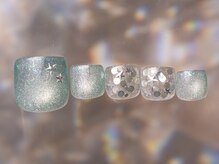 ジェミーネイル シンジュク(Jemiy nail shinjuku)/キラうるマグホロブルー￥6980