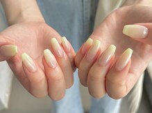 ネイルエルーシェ 立川店(Nail Ercher)/カラーグラデーション/レモン