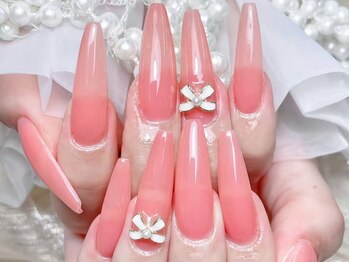 シーアンドビーネイル(C&B Nail)/チップ長さだしワンカラー