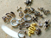 長さだし/フィルイン/持ち込み　tamaco_nail 旭川【タマコネイル】【2/26 OPEN予定】/ロックなパーツもかっこいい♪