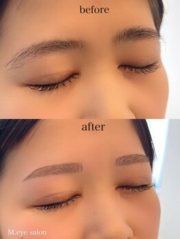 エムドットアイサロン(M. eye salon)/ストレートアーチ♪