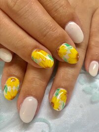 夏、ひまわり