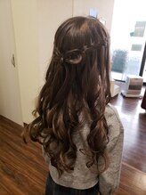 ヘアセットアンドアイラッシュ エル(Hairset & eyelash L)/キッズヘアセット☆