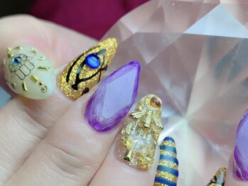 アン ジョーヌドラゴ/大人気☆宝石ネイル