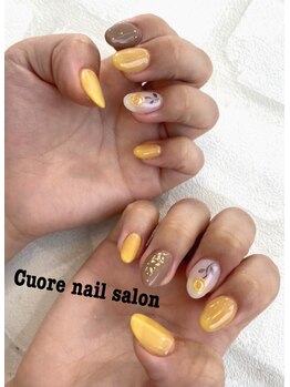 フラワーアートネイル