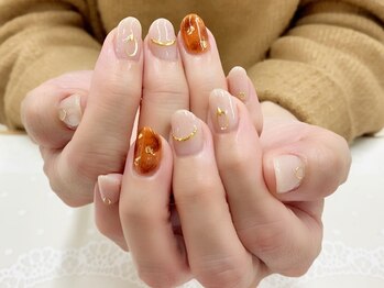 プルミエ ネイル(Premier Nail)/べっ甲ネイル★定額デザイン