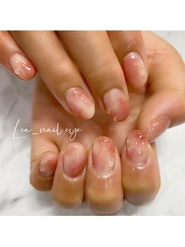 レア(Lea)/桃ネイル