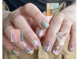 【ミナミ】くすみで魅せるアート
