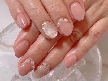 ネイルサロン アンフルールの写真/【大宮駅近】技術力が光る美しい仕上がり＆フォルムにもこだわり美爪♪上品な指先を演出します