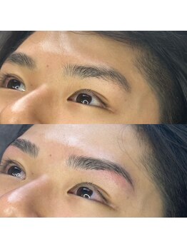 ボスブロウ 藤が丘駅前店(BOSS BROW)/ 【メンズ眉毛】　before　after