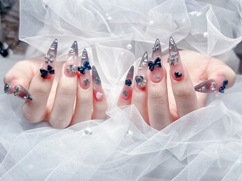 クイーンズネイルサロン(Queen's nail salon)/長さだし持ち込みデザイン