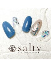 ネイルアンドアイラッシュサロン ソルティ 寺田町(salty)/クリスマスネイル